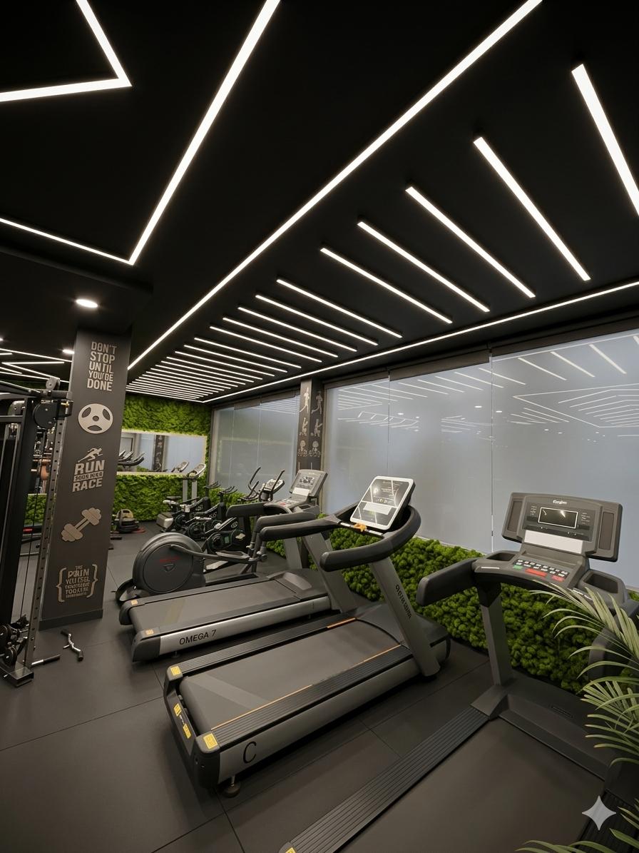 True Fitness gym equipment and workout area in Sector 115 Mohali