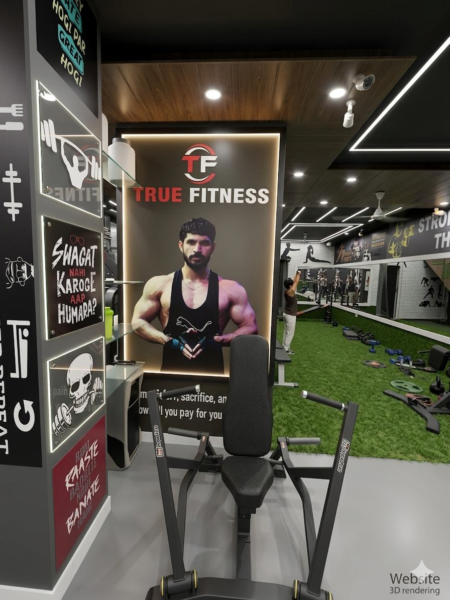 Cardio machines and treadmills at True Fitness Mohali
