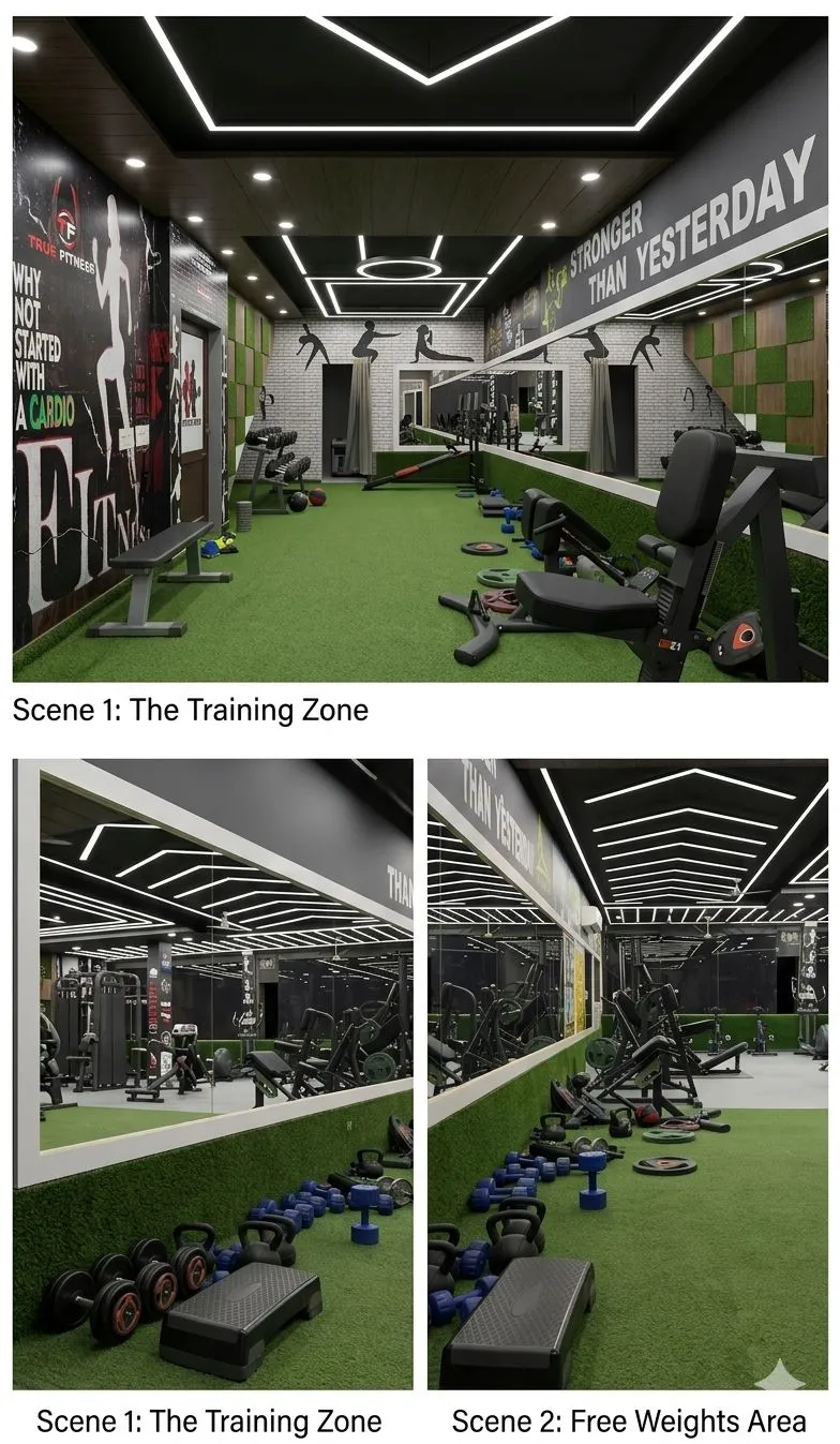 Imported Viva Fitness machines at True Fitness gym